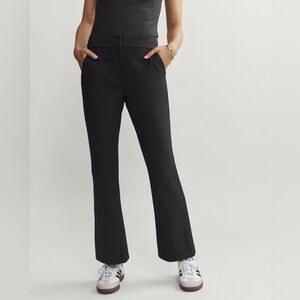 NWT Rhone Double Bonded Trousers Black Size 14